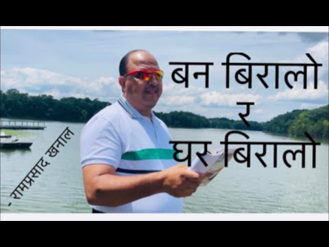 बन बिरालो र घर बिरालो | Ban Biralo ra Ghar Biralo | Ram Prasad Khanal | Poem | 2022 | रामप्रसाद खनाल