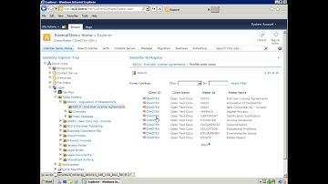 EIS - Accessing Content Properties and Settings