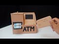 ATM machine for withdrawing money using a card is useful