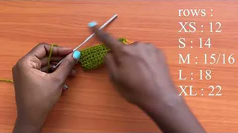 Olive crochet top / bralette tutorial