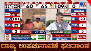 Assembly Elections Results 2026: DK Shivakumar, R Ashok, BY Vijayendra Reacts