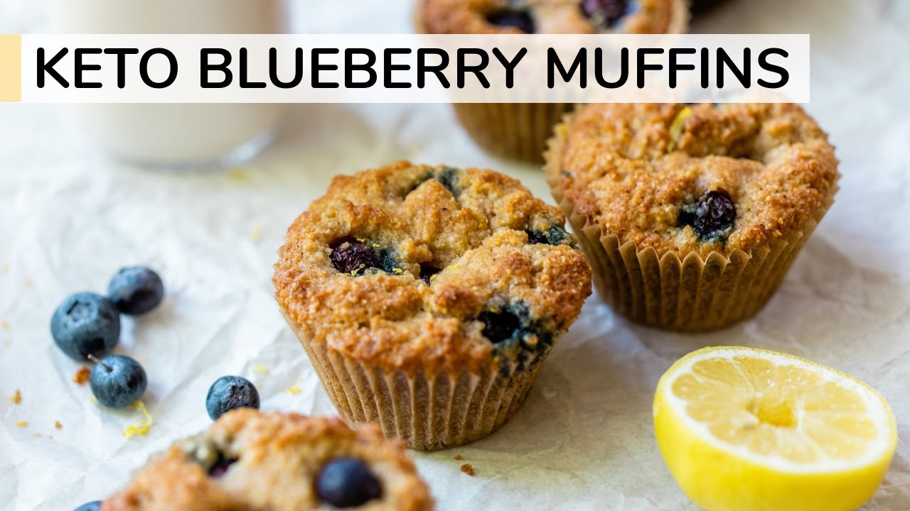 KETO BLUEBERRY MUFFINS | easy, healthy muffin recipe | Clean & Delicious