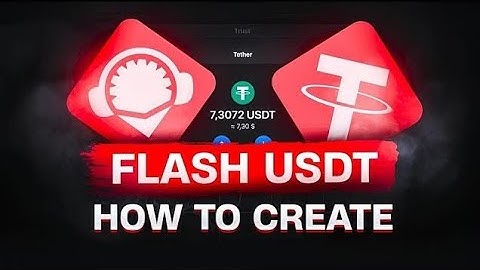 How to Create Flash USDT for Free TRC20 | Binance Step-by-Step Tutorial