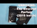 Unboxing _ Eau Sauvage Parfum R-2012 by Christian Dior  (2016 batch)