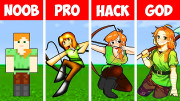 NOOB vs PRO vs HACKER vs GOD Alex in Minecraft