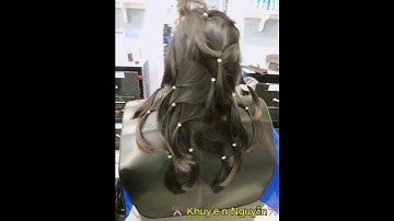Mẫu tóc uốn xoăn bung,bồng bềnh,dễ chăm sóc tại nhà,phù hợp với mọi lứa tuổi ...- Khuyên Nguyễn-
