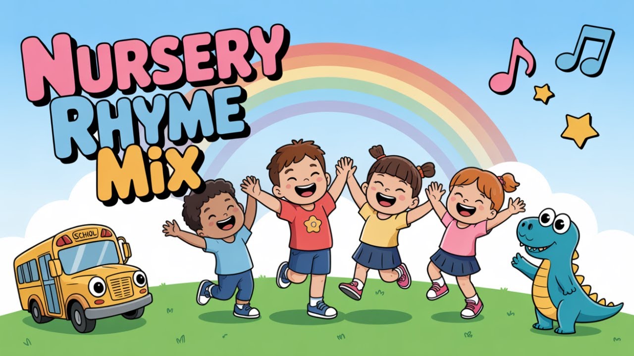Nursery Rhyme Mix | Fun Learning Songs for Kids | Dance, Sing & Learn ...