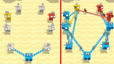 Castle Takeover - Gameplay Walkthrough Part 1 All Levels 1-10! best strategy game