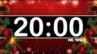 20 Minute Timer with Christmas Music! Countdown Timer for Kids!