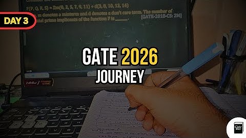 Day 3 – GATE CSE 2026 | gate aspirant 2026 | Daily Progress Update