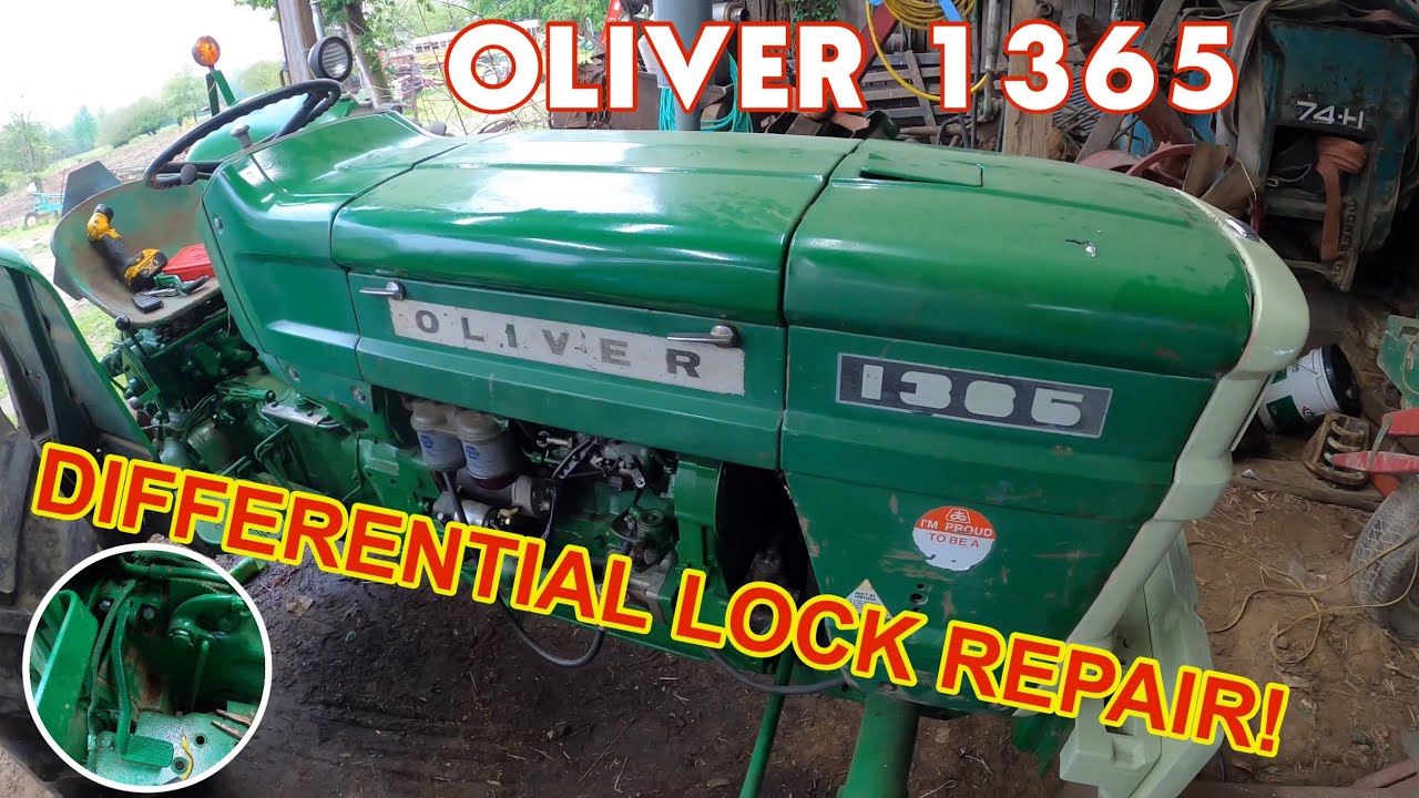 Oliver 1365 Differential Lock Repair!!! YouTube