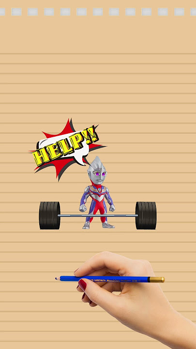 Ultraman Tiga is lifting weights, so awesome!. #ultraman #ウルトラマン #奥特曼