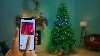 Evergreen Classics® LumaColor™ Tunes Artificial Christmas Tree