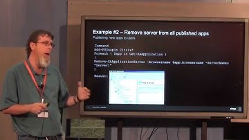 XenApp PowerShell SDK (Synergy Developer Exchange Series)