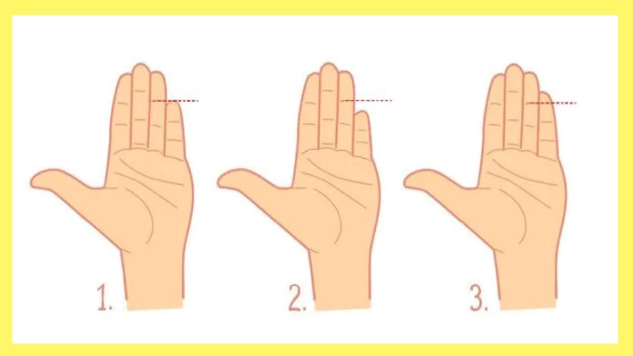 Тест большого пальца. Мизинцы разной длины на руках. Хиромантия форма пальцев. Характер по руке. Средний размер указательного пальца.