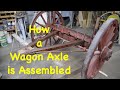 Reassembling the Wagon Rear Axle we are Preserving | Engels Coach Shop