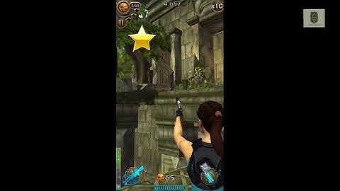 The Gameplay of the lara croft (Relic run) LEVEL-11