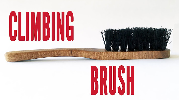 How to make a climbing brush