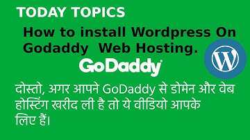 How to Install WordPress on GoDaddy Web Hosting cPanel 2021 | GoDaddy WordPress Install