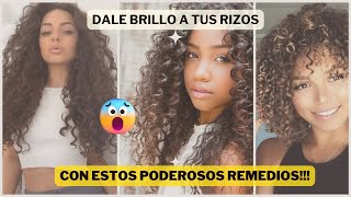 CÓMO HIDRATAR EL CABELLO RIZADO SECO Y MALTRATADO