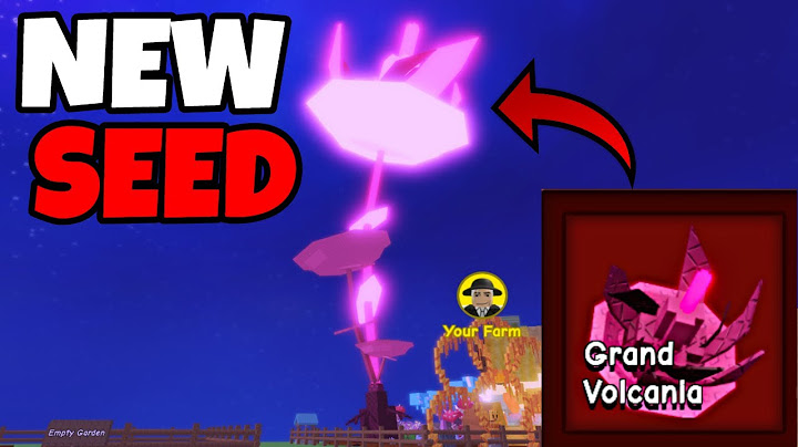 How GOOD is NEW Grand Volcania SEED in Grow a Garden?