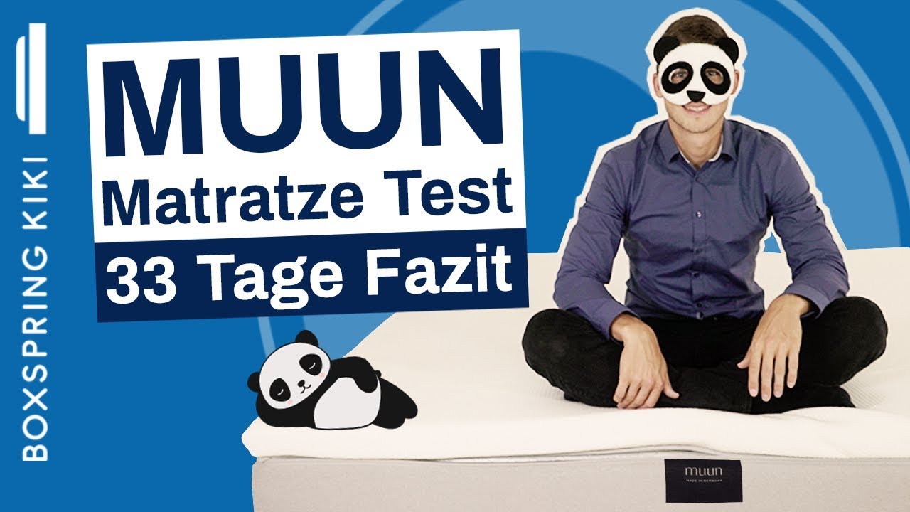 Unser Muun Matratze Test Fazit Nach 30 en Youtube