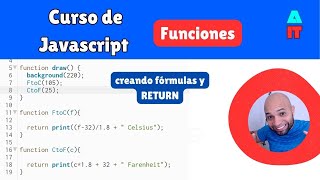 #19 - Curso de Javascript en p5*js - Funciones - Return #javascript
