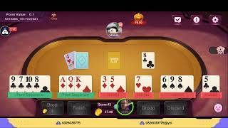 [English] Paisoo TeenPatti & Rummy : 👍 stream | Playing Solo screenshot 5