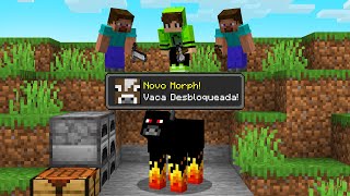 CAÇADOR vs ATHOS com MORPH MOD no MINECRAFT