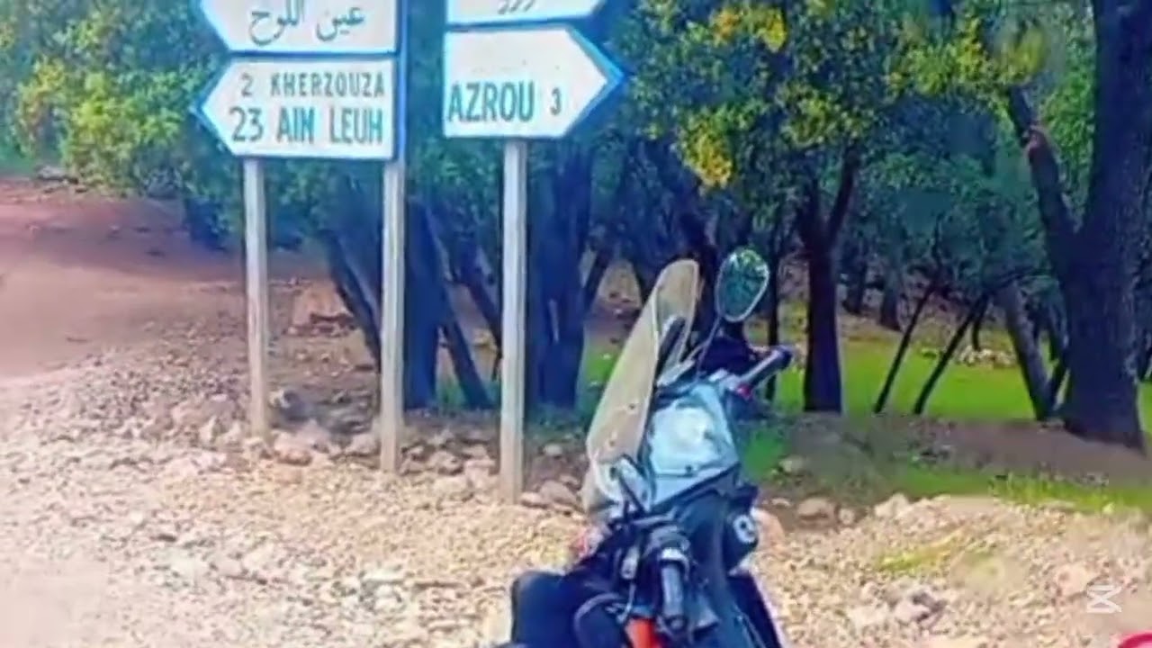 طبيعة خلابة وجدابة 🌳في نواحي مدينة ازرو🌲 مخيم خرزوزة❤