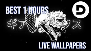 black and white luffy gear 5 Live Wallpaper 4K quality