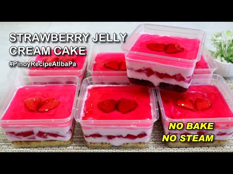 Video: Paano Magluto Ng Cake Na May Protein Cream At Strawberry Jelly