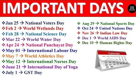 Important Days & Dates  //  Repeated Questions  // Previous year Questions  //#ossc #osssc #ri #amin