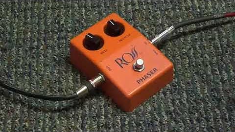 Vintage Ross Phaser demo
