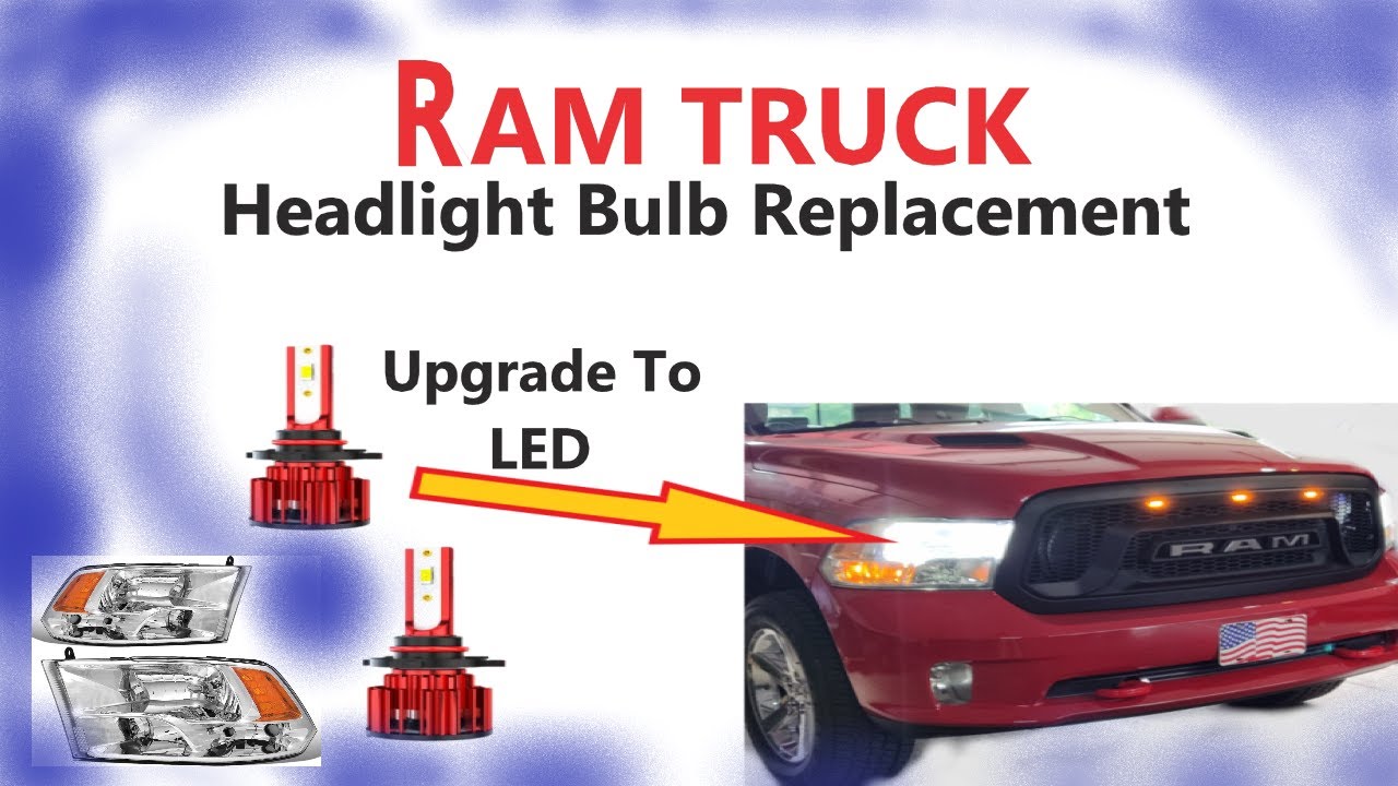 99 Dodge Ram 2500 Headlight Bulb Size