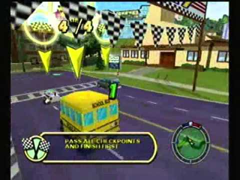 The Simpsons: Hit and Run Playthrough - Level 1 Races - YouTube