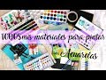 GUÍA COMPLETA MATERIALES PARA PINTAR CON ACUARELAS Tips Opinión Precios