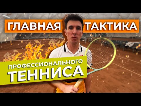 Видео: Главная тактика профессионального тенниса = 1-3 / 2-4🎾