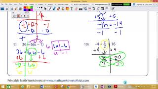 HOMEWORK HELP: Solving 2 step equation homework