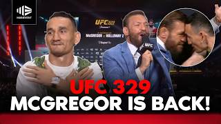 UFC 329 Press Conference | Heated face-off turns wild as McGregor works the crowd 🎤😤 | Main Event