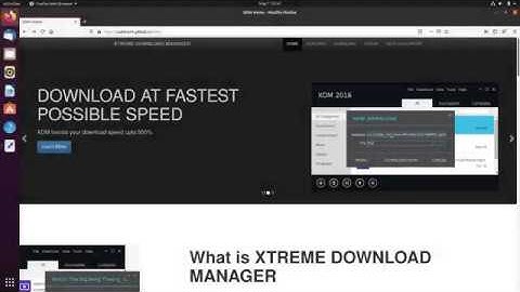 How to install Xtreme Download Manager - XDM on Ubuntu 20.04