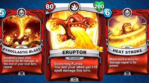 Eruptor Gameplay | Skylanders Battlecast