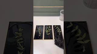 Beginner Friendly Epoxy Art. Diy Home Decor Using Pressed And Dried Stems.