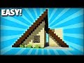 Minecraft: How To Build A Small Starter Survival House 2 - Easy Tutorial
