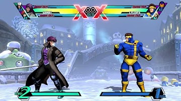 UMVC 3 Palette Swap - Gambit Combos Vol 2 (Mod By Calikingz)