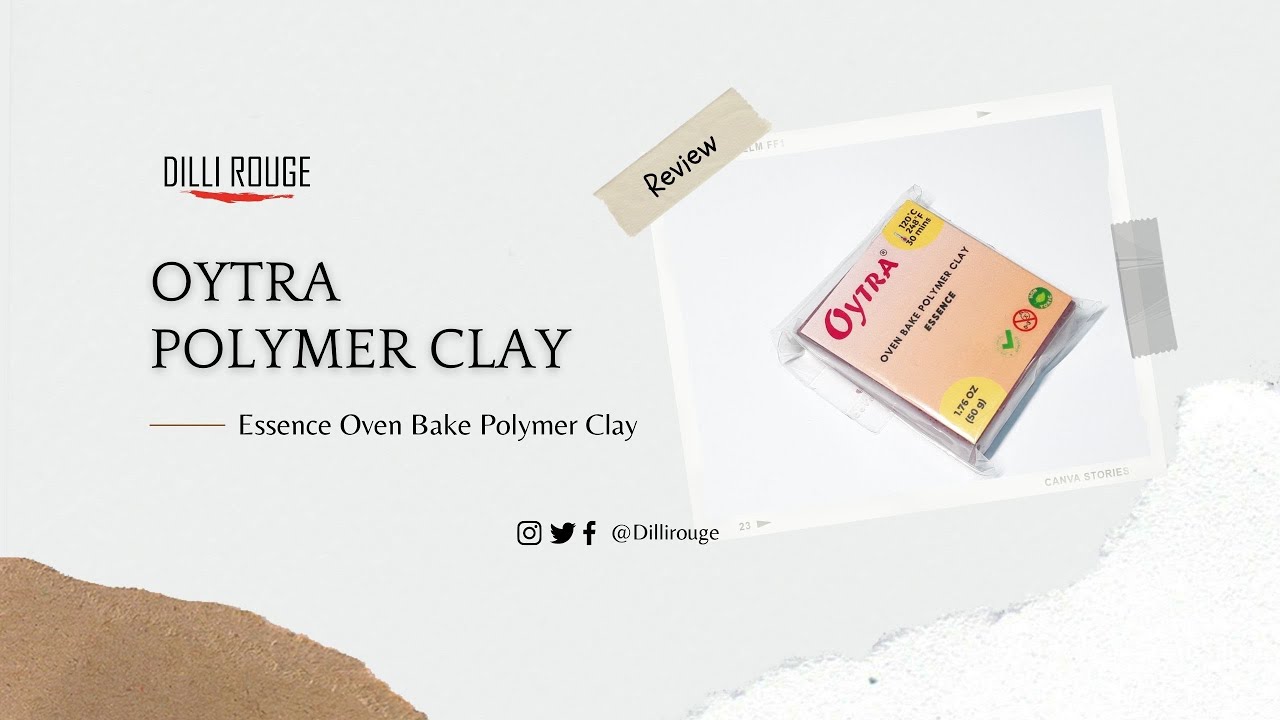 Polymer clay brands in India | Oytra Essence  - Pink Granite Review and Unboxing
