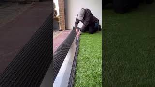 perfect Cutting and Adjusting Artificial #Grass ...👌👍#interior #carpet #decor #fix #floor #viral screenshot 2