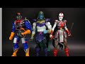 New Masters of the Universe Kelsie, Despera, Dragstor action figures in hand by Sb Toyz