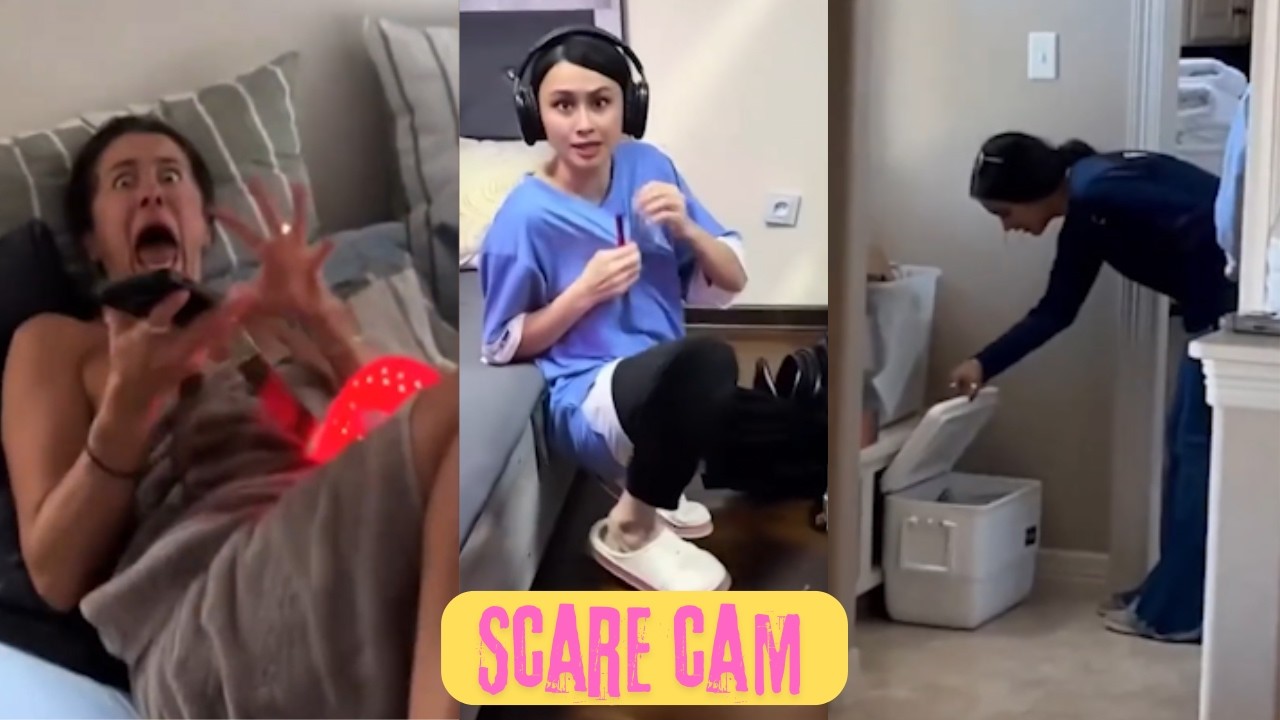 Scare Cam Pranks 🤣🤣 l Funny TikTok Videos | Jump scare | Funny Fail