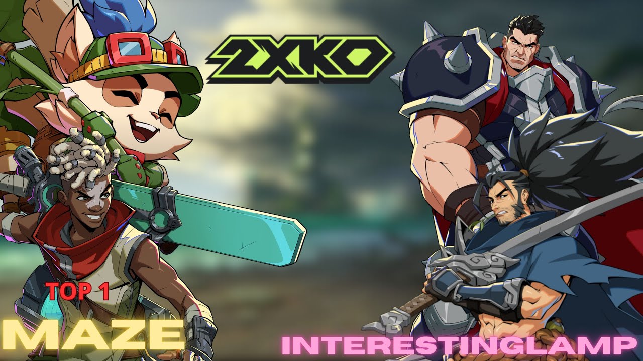 2XKO ▰ (TOP 1) MAZE (Teemo / Ekko) vs InterestingLamp (Yasuo / Darius)